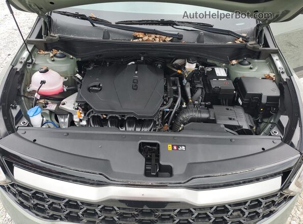5XYK6CDF4RG190514 2024 KIA SPORTAGE Green Շարժիչի բաժամունքի տեսք