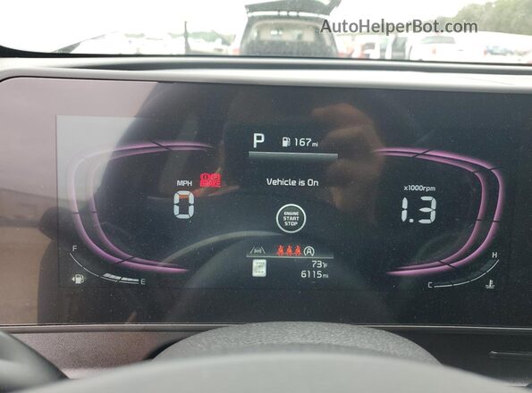 5XYK6CDF4RG190514 2024 KIA SPORTAGE Green Սարքավորումների վահանակի տեսք