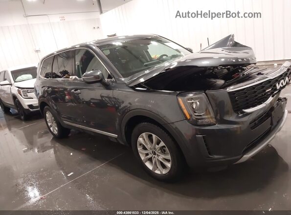 5XYP2DHC0NG274511 2022 KIA TELLURIDE Серый Вид задней части салона