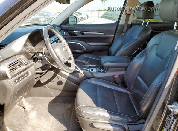 5XYP2DHC9NG272207 2022 KIA TELLURIDE Black წინა სალონის ხედი