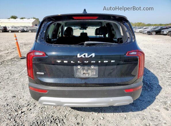 5XYP2DHC9NG272207 2022 KIA TELLURIDE Black უკანა ხედი