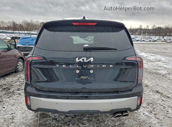 5XYP34GC4PG328412 2023 KIA TELLURIDE Black უკანა ხედი