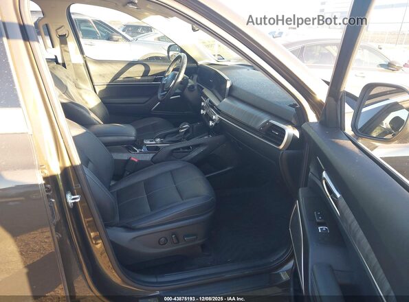 5XYP34GC5PG339399 2023 KIA TELLURIDE Black Widok wnętrza z przodu