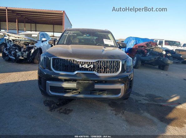 5XYP34GC5PG339399 2023 KIA TELLURIDE Black Widok deski rozdzielczej