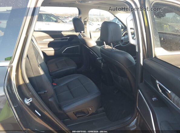 5XYP34GC5PG339399 2023 KIA TELLURIDE Black Widok naklejki z numerem VIN