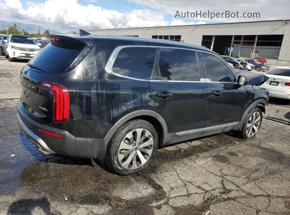 5XYP34HC2MG190458 2021 KIA TELLURIDE Черный Задняя правая четверть