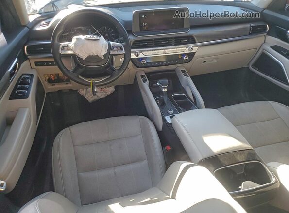 5XYP34HC2MG190458 2021 KIA TELLURIDE Черный Вид панели приборов