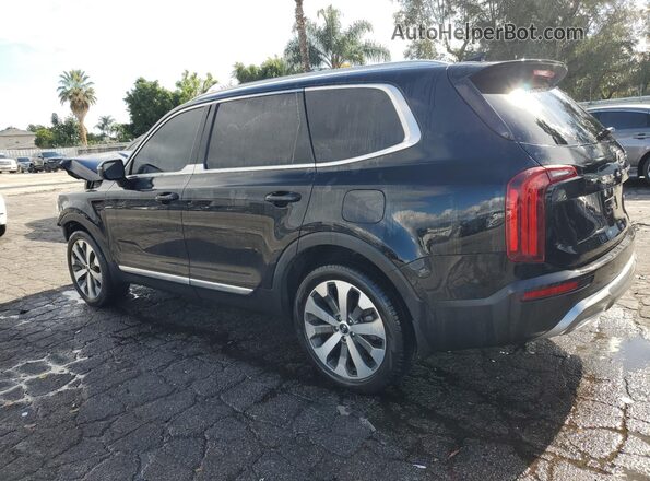 5XYP34HC2MG190458 2021 KIA TELLURIDE Черный Задняя левая четверть