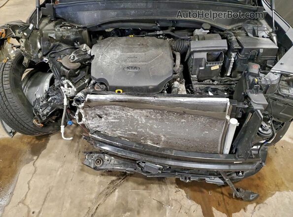 5XYP34HC3MG165181 2021 KIA TELLURIDE Brown Vista del compartimento del motor