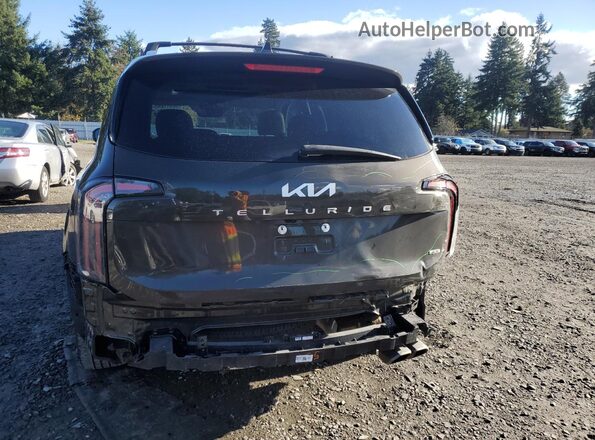 5XYP3DGC3PG403391 2023 KIA TELLURIDE Charcoal Vista trasera