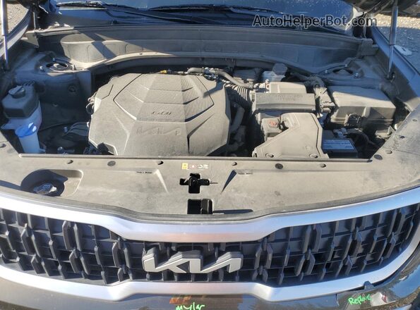 5XYP3DGC3PG403391 2023 KIA TELLURIDE Charcoal Vista del compartimento del motor