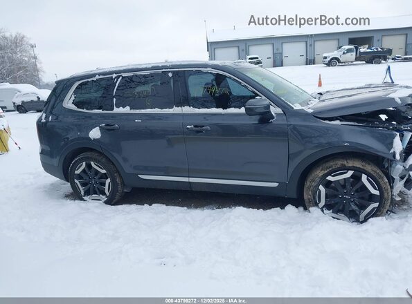 5XYP3DGC6PG333451 2023 KIA TELLURIDE Серый Вид задней части салона