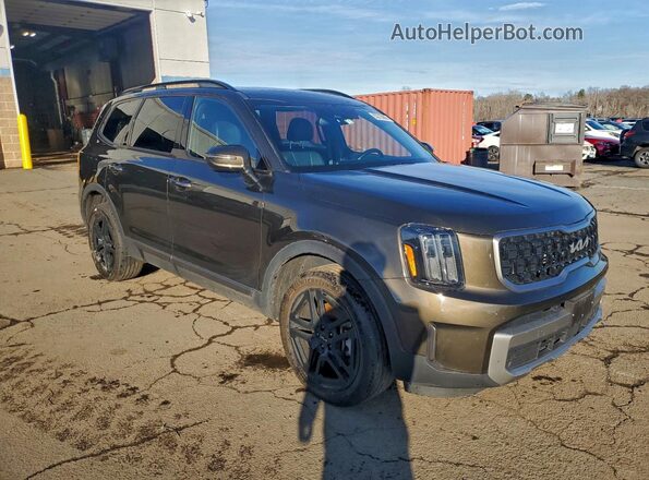 5XYP3DGC6PG346975 2023 KIA TELLURIDE Charcoal Передня права чверть