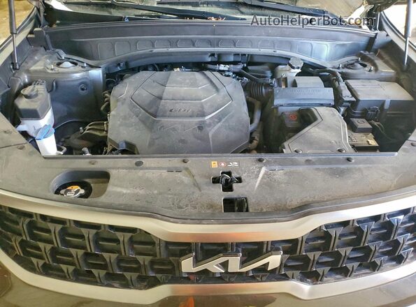 5XYP3DGC6PG346975 2023 KIA TELLURIDE Charcoal Вид задньої частини салону