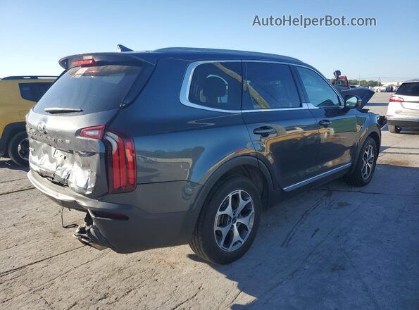 5XYP3DHC6MG106660 2021 KIA TELLURIDE Charcoal Trasero derecho