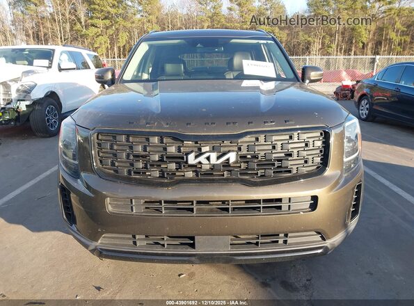 5XYP3DHC6NG201558 2022 KIA TELLURIDE Зеленый Вид задней части салона