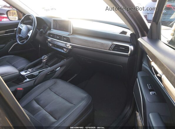 5XYP3DHC6NG201558 2022 KIA TELLURIDE Зеленый Вид салона спереди