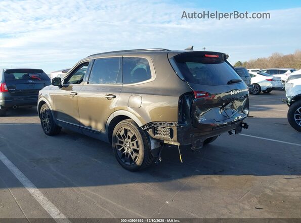 5XYP3DHC6NG201558 2022 KIA TELLURIDE Зеленый Задняя левая четверть
