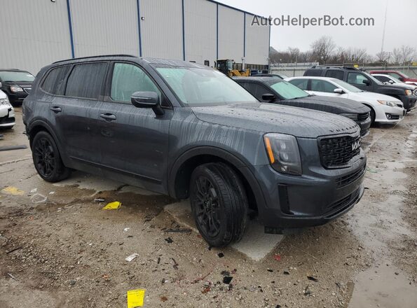 5XYP3DHC9NG247448 2022 KIA TELLURIDE Blue Առջևի աջ
