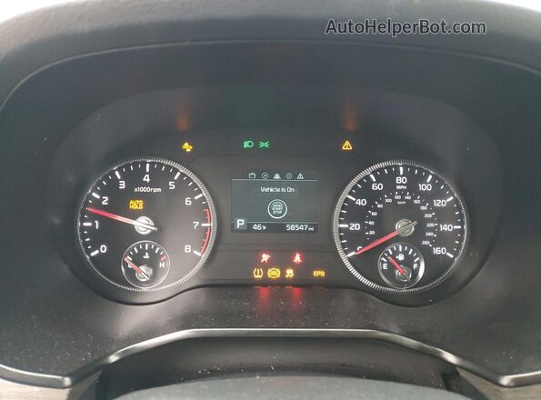 5XYP3DHC9NG247448 2022 KIA TELLURIDE Blue Սարքավորումների վահանակի տեսք