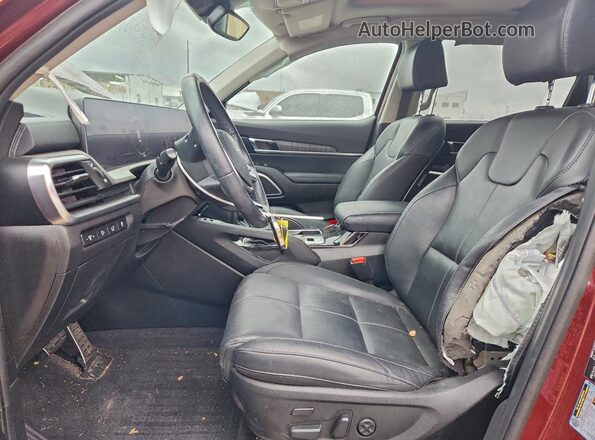 5XYP54GC3PG394833 2023 KIA TELLURIDE Burgundy Սալոնի դիմացի տեսք