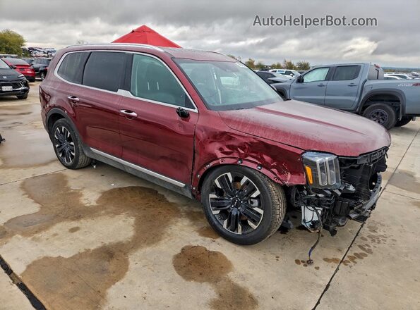 5XYP54GC3PG394833 2023 KIA TELLURIDE Burgundy Առջևի աջ