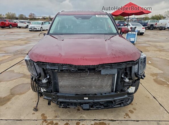 5XYP54GC3PG394833 2023 KIA TELLURIDE Burgundy Դիմացի տեսք