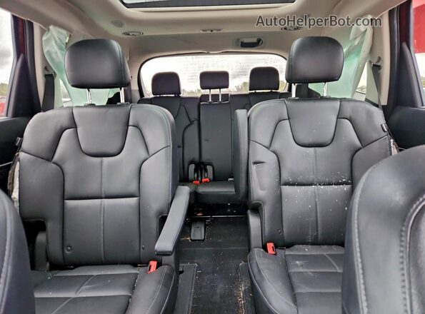 5XYP54GC3PG394833 2023 KIA TELLURIDE Burgundy Հետևի նստատեղերի տեսք