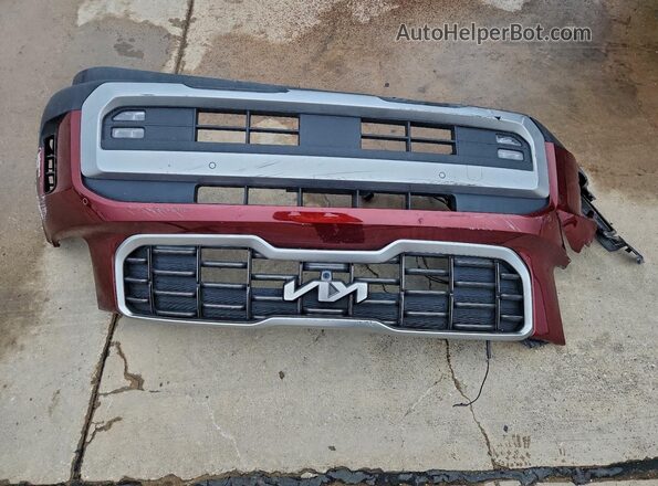 5XYP54GC3PG394833 2023 KIA TELLURIDE Burgundy VIN կոդի պիտակի տեսք
