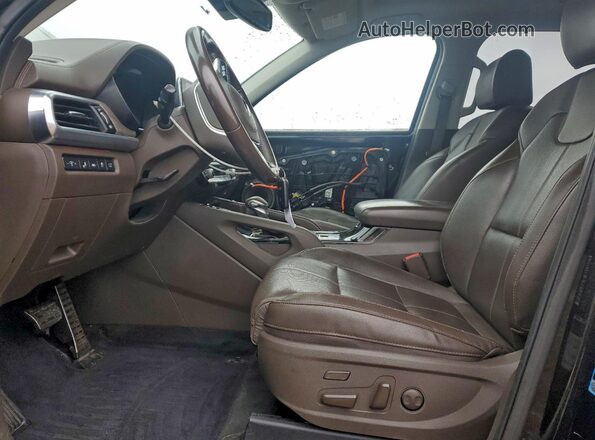 5XYP54HCXMG191965 2021 KIA TELLURIDE Black Вид салону спереду