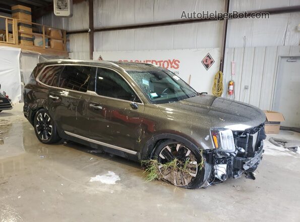 5XYP5DGCXPG335293 2023 KIA TELLURIDE Gray Delantero derecho