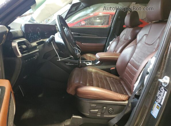 5XYP5DGCXPG335293 2023 KIA TELLURIDE Gray Vista interior delantera