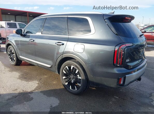 5XYP5DGCXPG355205 2023 KIA TELLURIDE Gray Trasero izquierdo