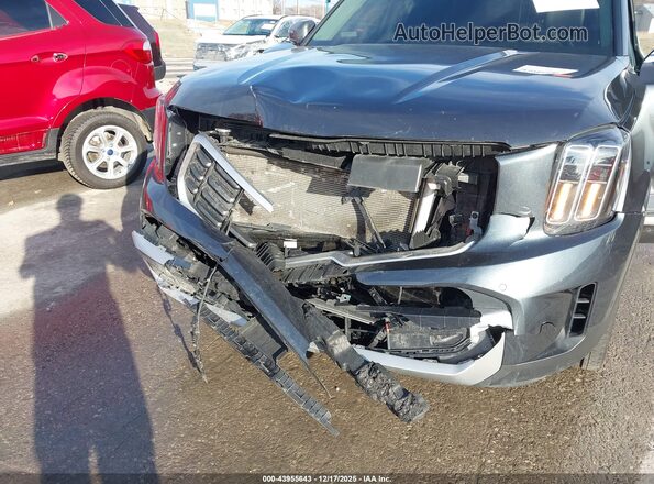 5XYP5DGCXPG355205 2023 KIA TELLURIDE Gray Vista frontal