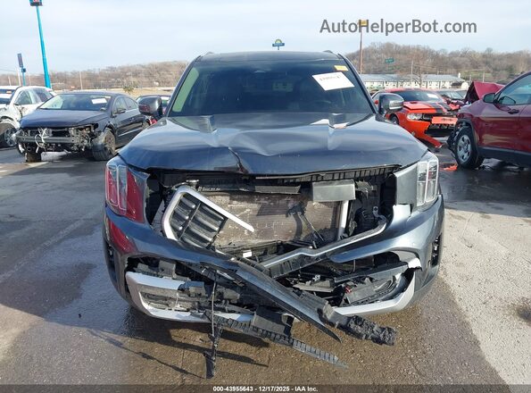 5XYP5DGCXPG355205 2023 KIA TELLURIDE Gray Vista del cuadro de instrumentos