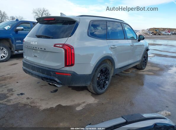 5XYP5DHC2NG288644 2022 KIA TELLURIDE Gray უკანა მარჯვენა