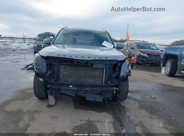 5XYP5DHC2NG288644 2022 KIA TELLURIDE Gray წინა ხედი