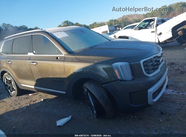 5XYP64GC8SG634819 2025 KIA TELLURIDE Brown Widok wnętrza z tyłu
