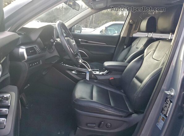 5XYP64HC0NG319161 2022 KIA TELLURIDE Gray წინა სალონის ხედი