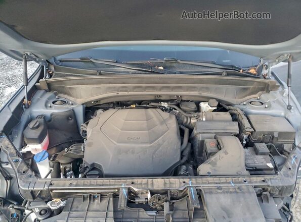 5XYP64HC0NG319161 2022 KIA TELLURIDE Gray ძრავის განყოფილების ხედი