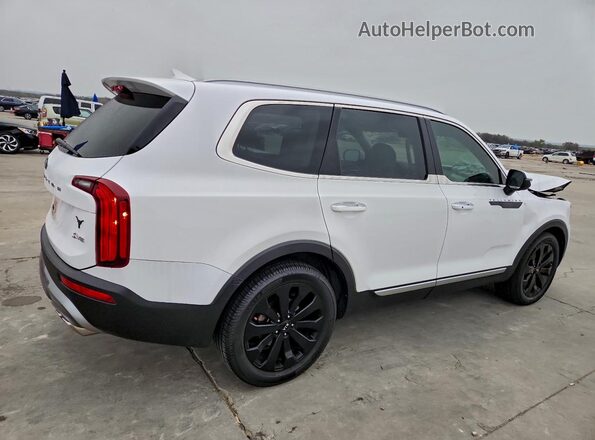 5XYP6DHC0MG144196 2021 KIA TELLURIDE White უკანა მარჯვენა