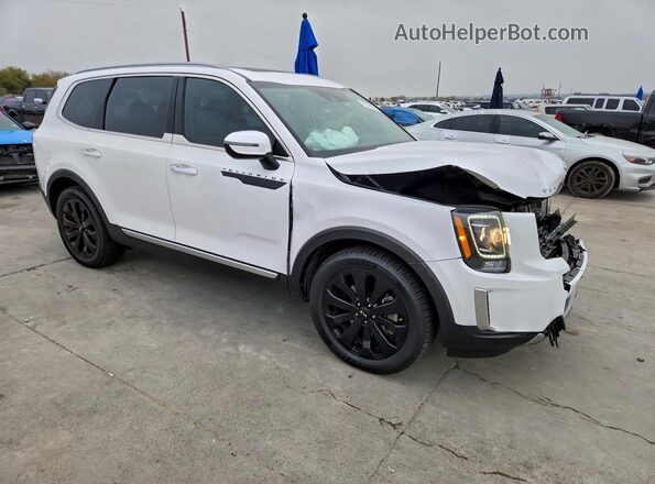 5XYP6DHC0MG144196 2021 KIA TELLURIDE White წინა მარჯვენა