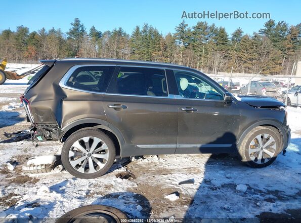 5XYP6DHC0MG151567 2021 KIA TELLURIDE Brown Widok wnętrza 360 stopni
