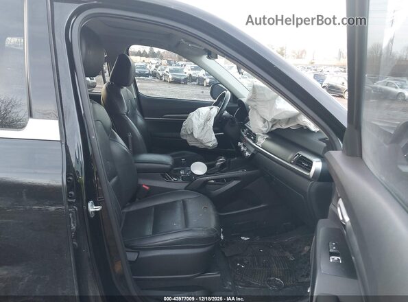 5XYP6DHC1MG123888 2021 KIA TELLURIDE Черный Вид салона спереди