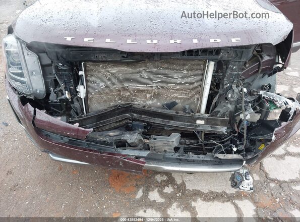 5XYP6DHCXMG158414 2021 KIA TELLURIDE Purple Front view