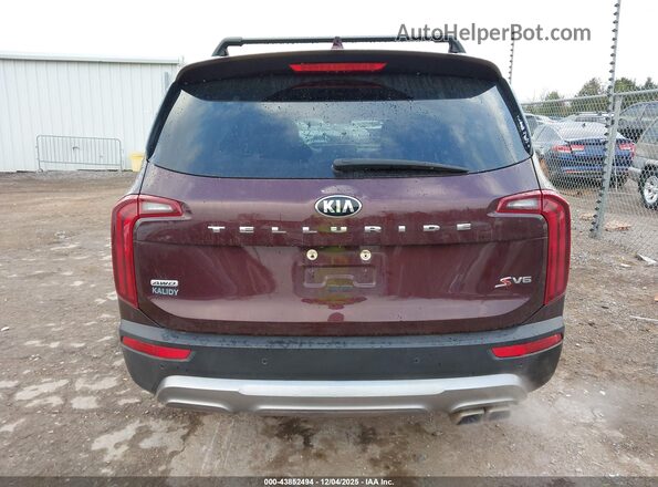 5XYP6DHCXMG158414 2021 KIA TELLURIDE Purple 
