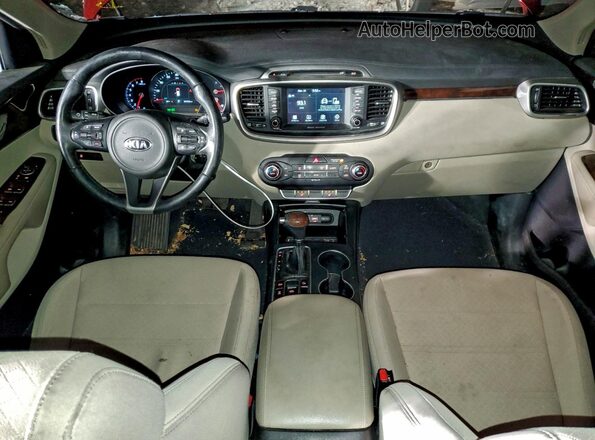 5XYPGDA37JG410719 2018 KIA SORENTO Maroon 
