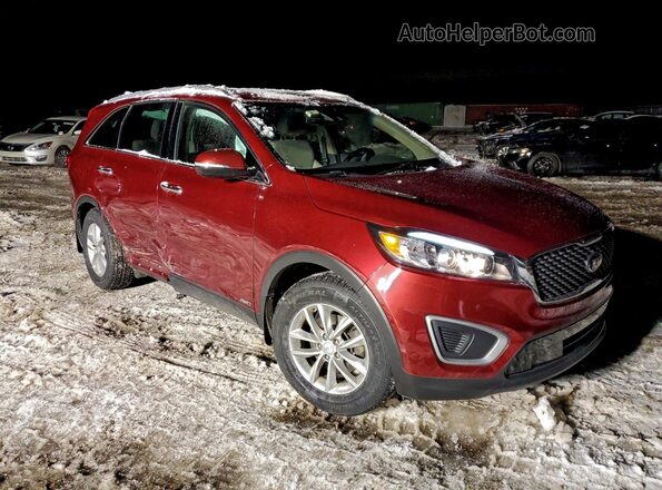 5XYPGDA37JG410719 2018 KIA SORENTO Maroon 