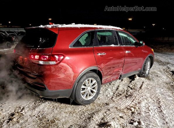 5XYPGDA37JG410719 2018 KIA SORENTO Maroon 