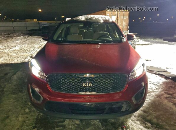 5XYPGDA37JG410719 2018 KIA SORENTO Maroon 